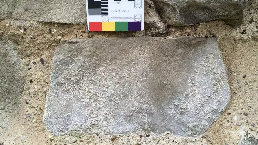 Salt crust at the Wardrobe Tower